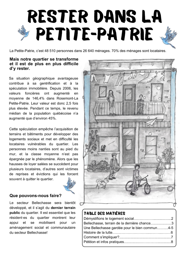 Journal « Rester dans la Petite-Patrie »