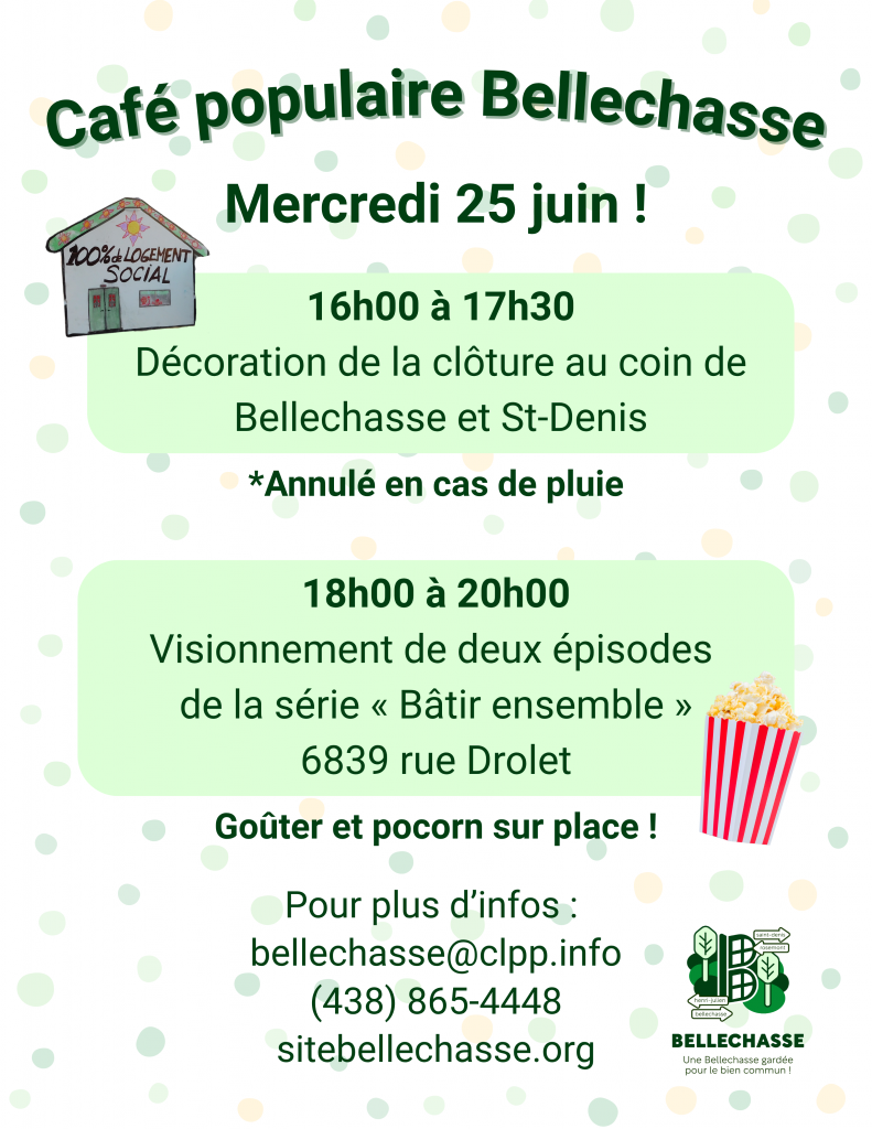 Café populaire juin!