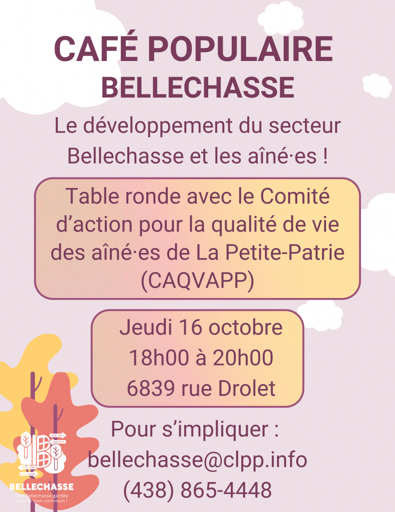 Café populaire octobre !
