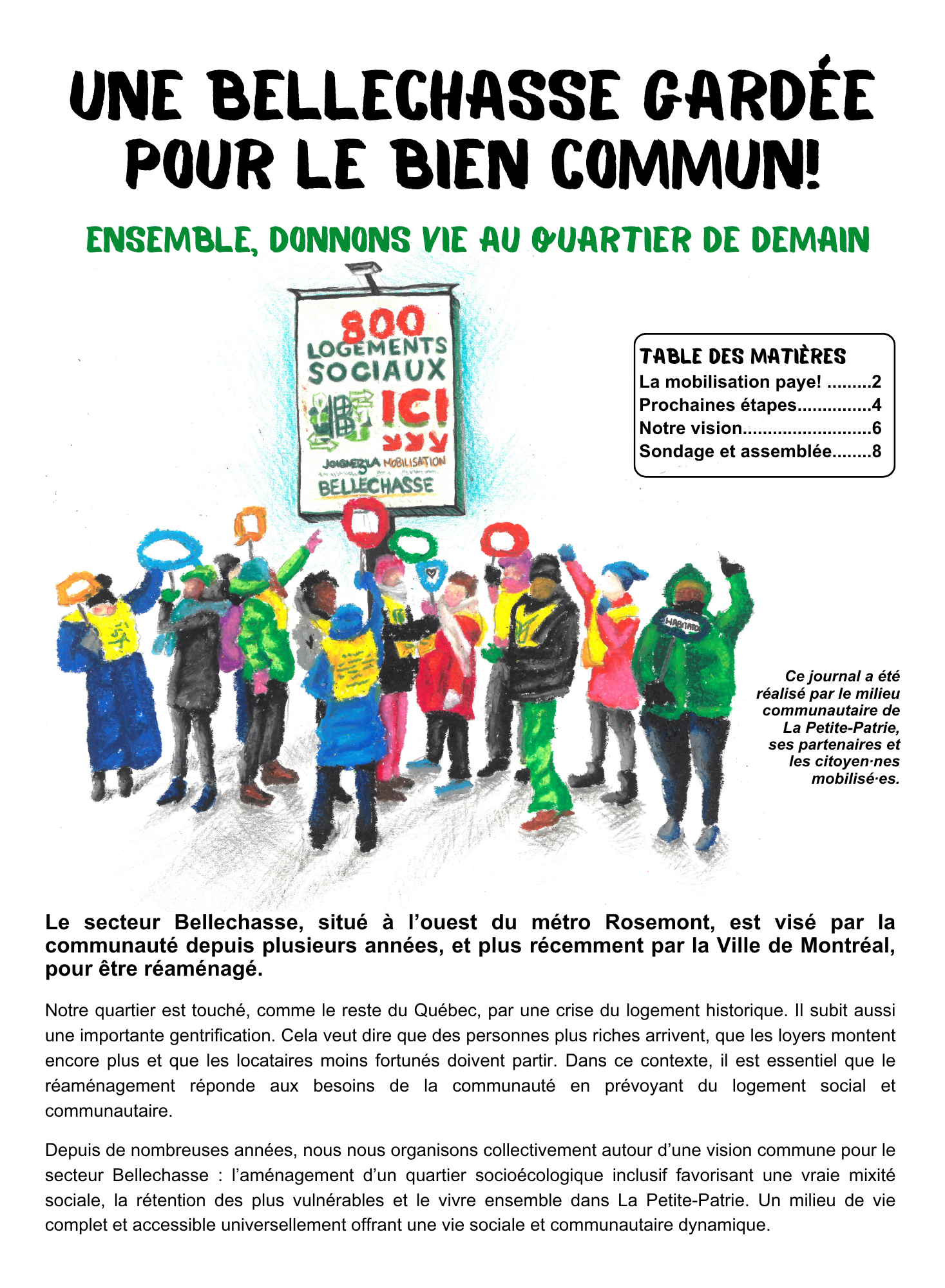 Journal « Une Bellechasse gardée pour le bien commun ! »