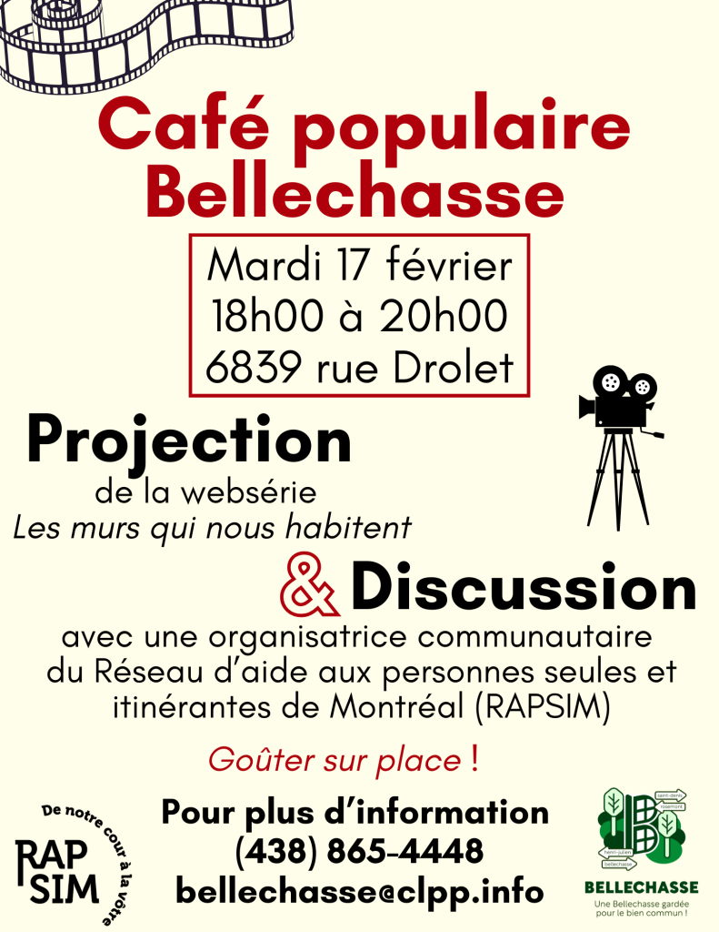 Café populaire février : « Les murs qui nous habitent »