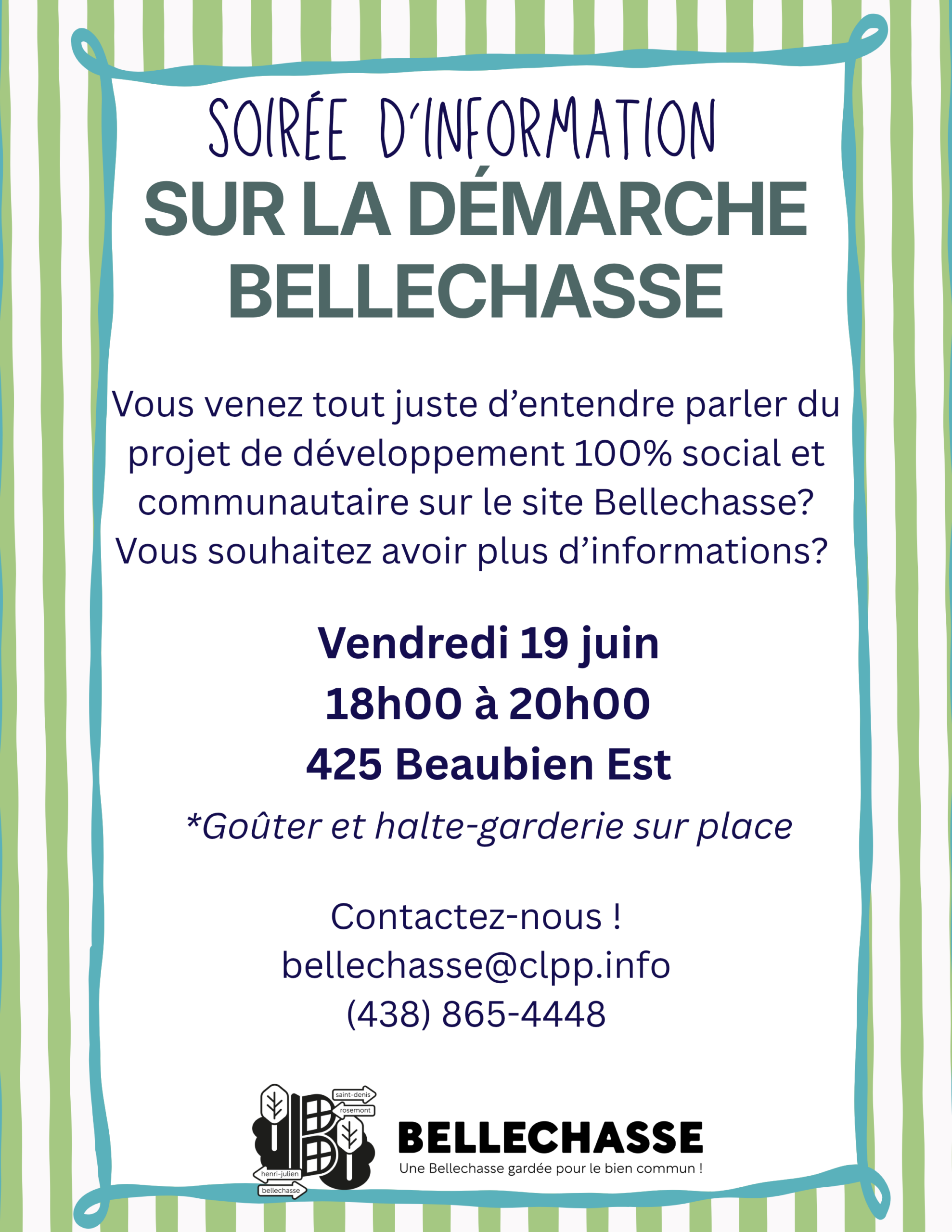 Soirée d’information sur la démarche Bellechasse