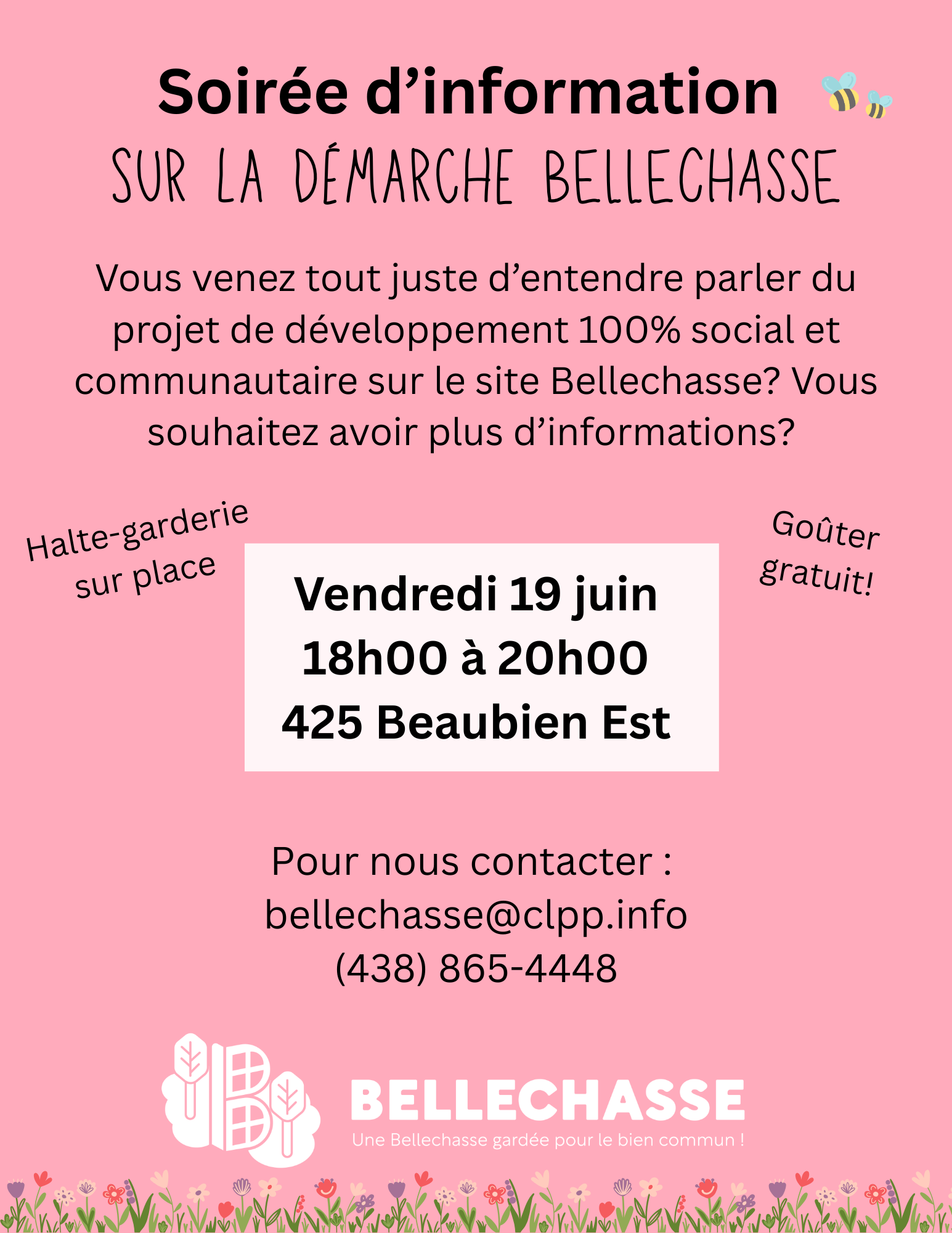 Soirée d’information sur la démarche Bellechasse